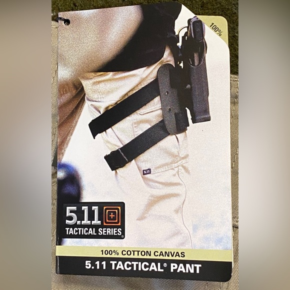 NEW 5.11 Tactical Pants, Men’s 34 Waist 30 Inseam, Khaki color - Picture 5 of 9